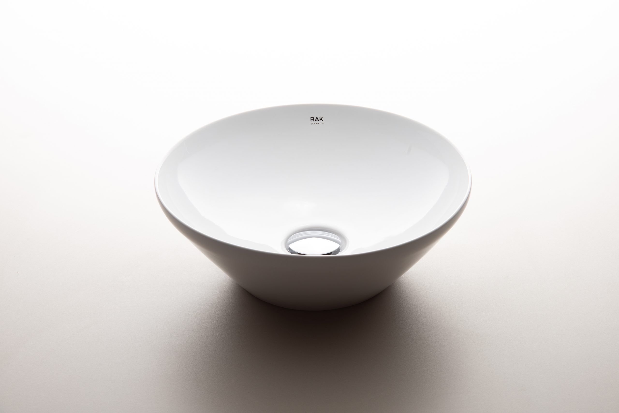 Round Variant washbasin designed by Debiasi Sandri for RAK Ceramics