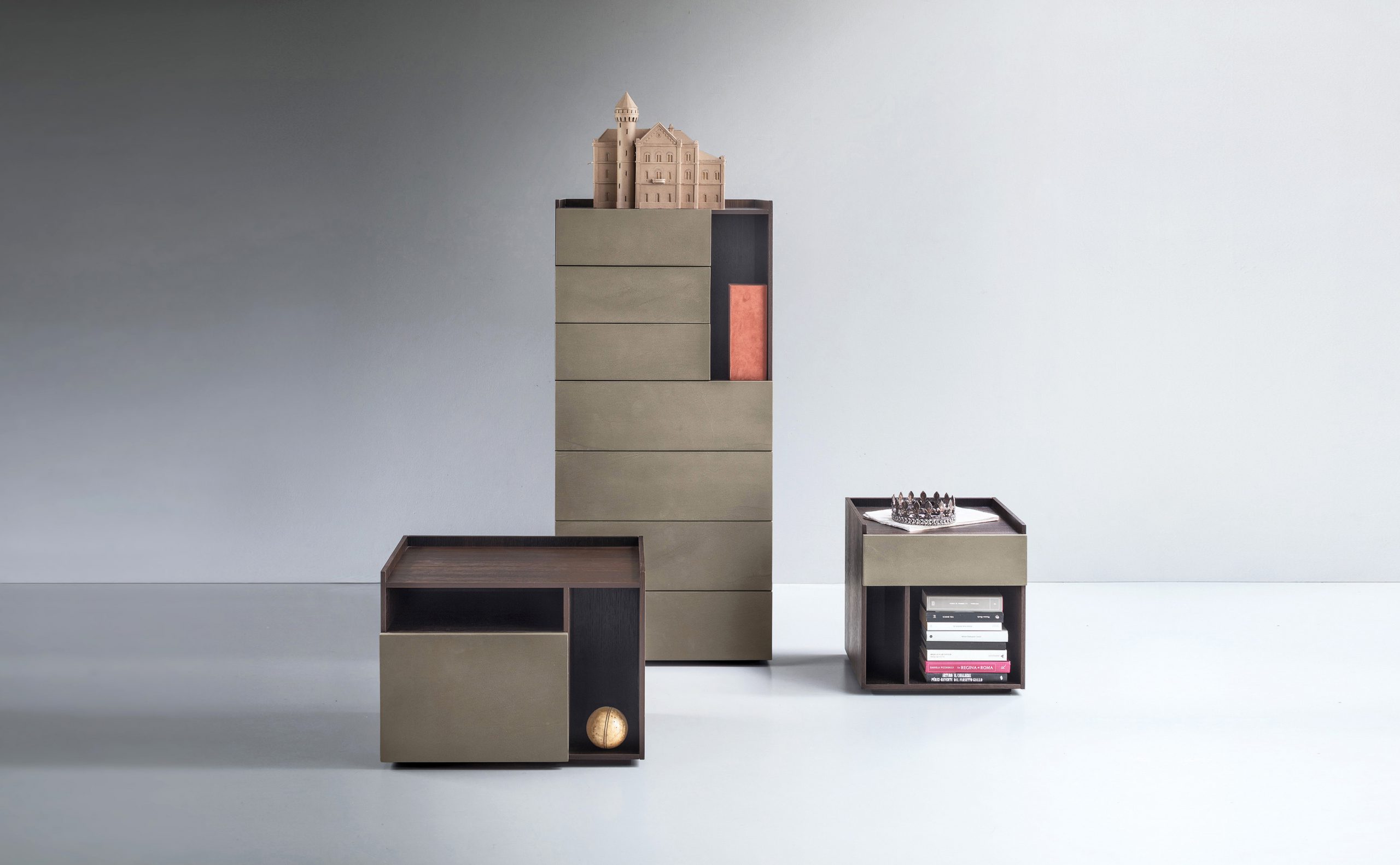 Tip drawer units by Debiasi Sandri for Lema