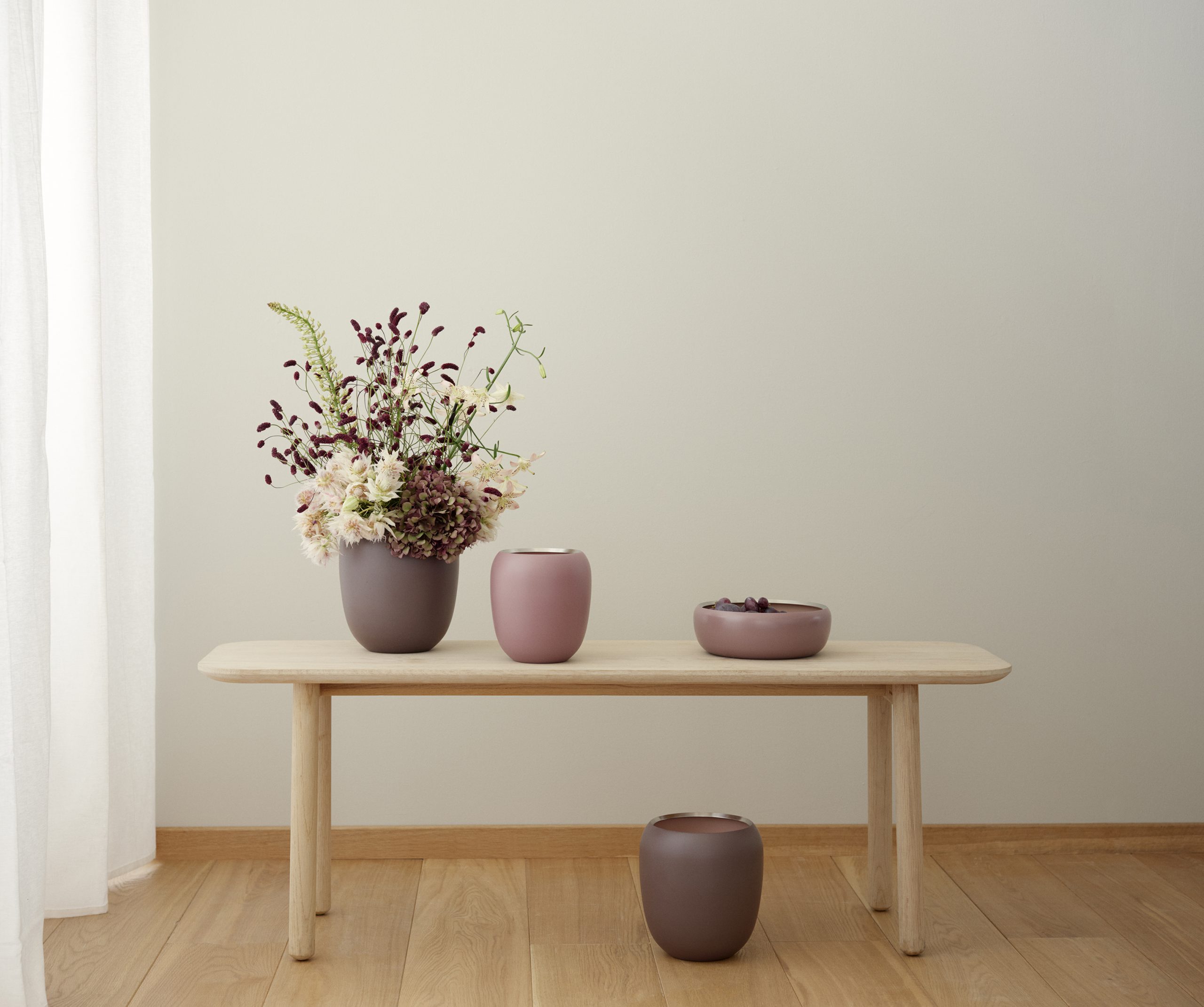 Ora Vases designed by Debiasi Sandri for Stelton