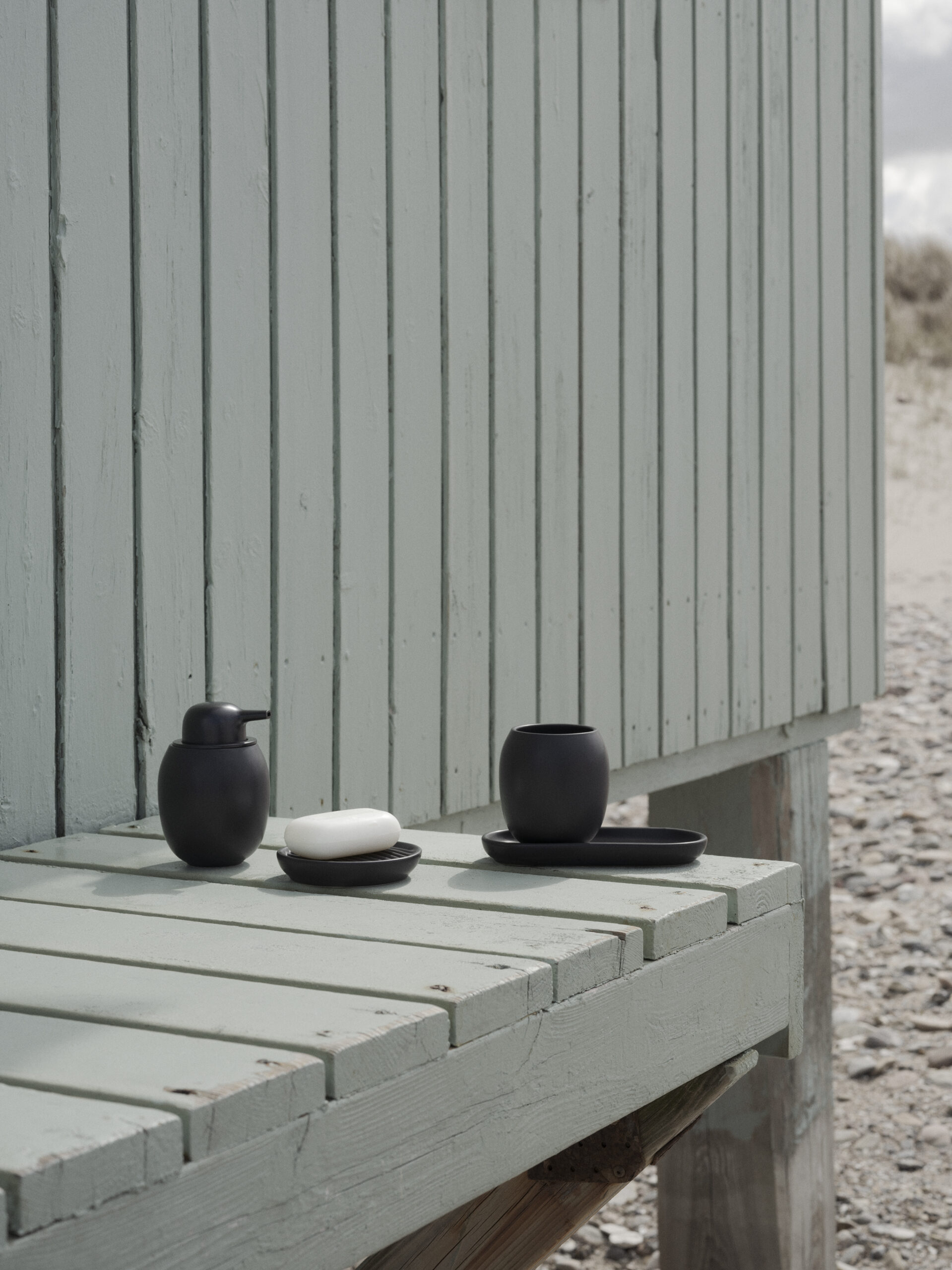 Fjord bathroom and kitchen accessories designed by Debiasi Sandri for Stelton