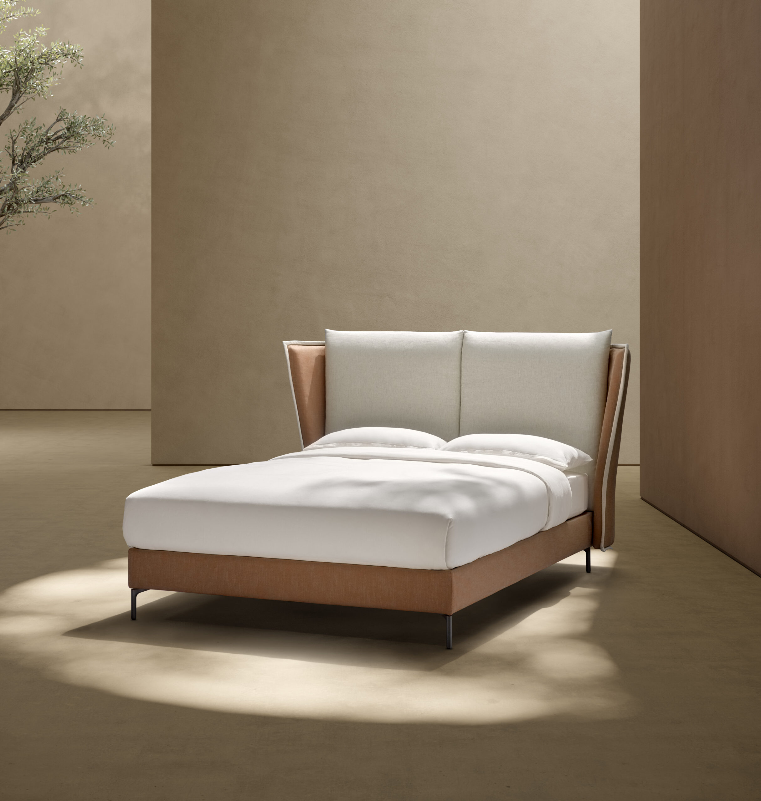 Vela Bed designed by Debiasi Sandri for Schramm